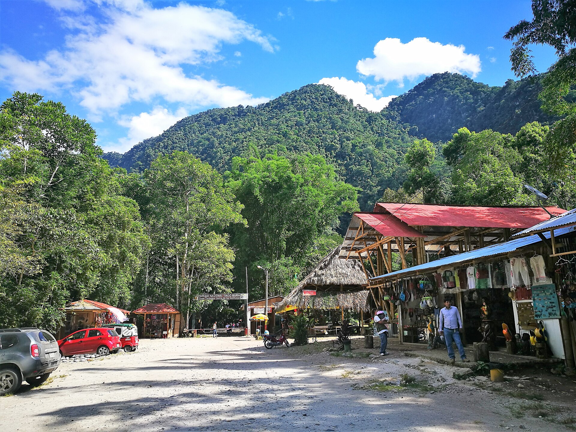 Entrada a la Cueva de las Lechuzas en el Parque Nacional Tingo María